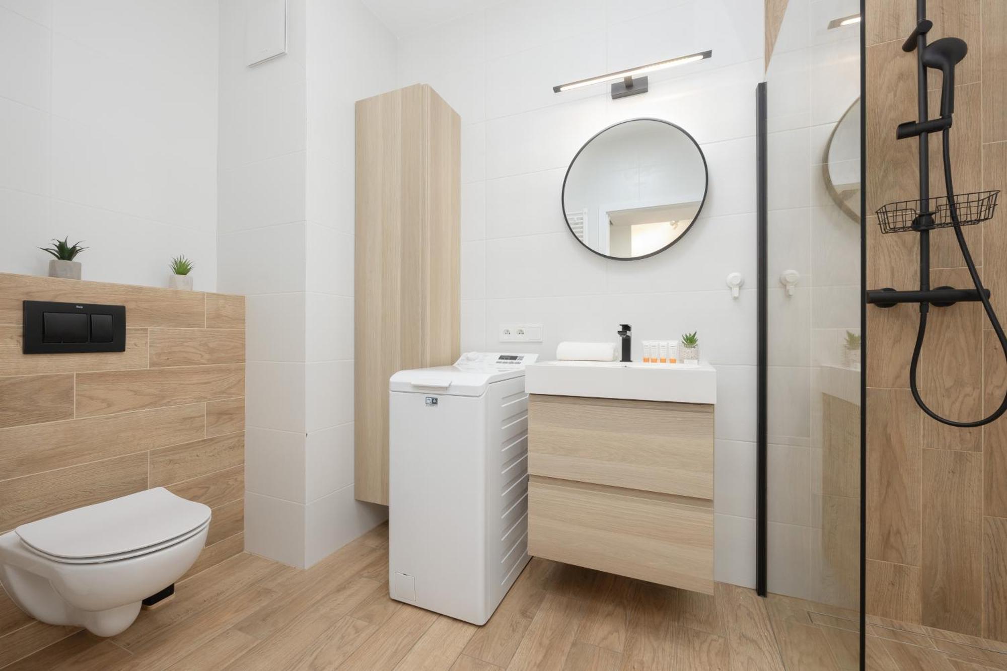 Srodmiescie Warsaw Muranow Apartments With Parking By Noclegi Renters Dış mekan fotoğraf